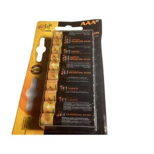 20 pack AAA long life super alkaline plus batteries 7-11 brand